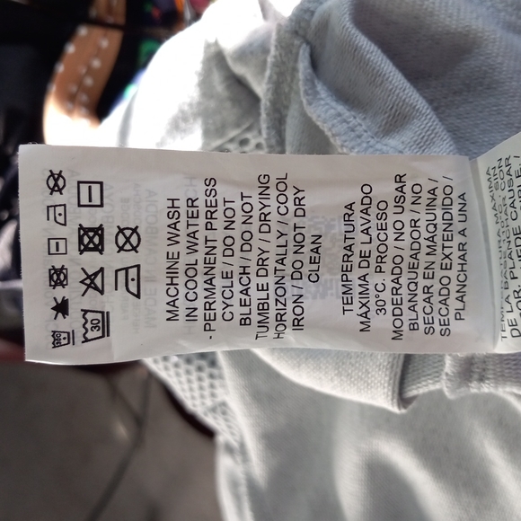 PUMA Gray Crop Longsleeved Sweatshirt Pullover Hoodie SZ Medium - Picture 9 of 9